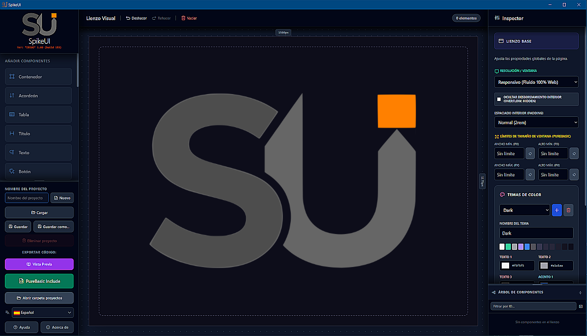 SpikeUI Screenshot